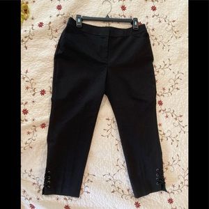 Rafaela black ankle pants size 6